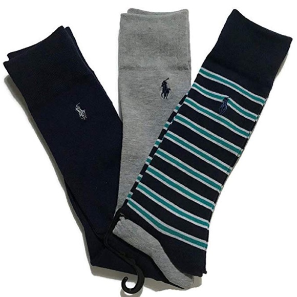 Polo Ralph Lauren Other - Polo Ralph Lauren 3 pairs Men Casual Trouser socks
